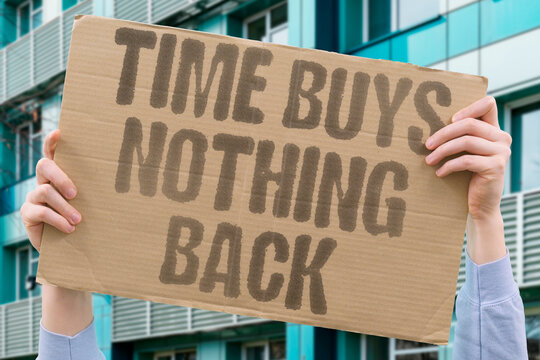 "Time Buys Nothing Back" research confirms lost time is measurably irretrievable regardless of financial wealth. TIME. REAL. LIFE. MODERN. MONEY.