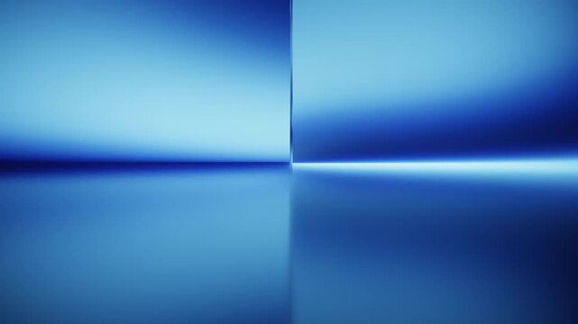 Gradient geometric background with split reflections seamless loop