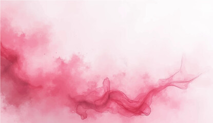 Elegant wisps of pink smoke gracefully dance across a clean, minimalist backdrop. Evoking a sense of delicate movement and ethereal beauty. © SAHAD
