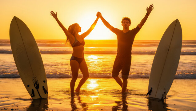 silueta, vector, deporte, surfista, chico, gente, mujer, ilustraci&oacute;n, diversi&oacute;n, acu&aacute;tico, baile, extremidad, acci&oacute;n, oleaje, olas, verano, surf, brincar, mar, esquiar, hombre, sol, actividad, amor, a