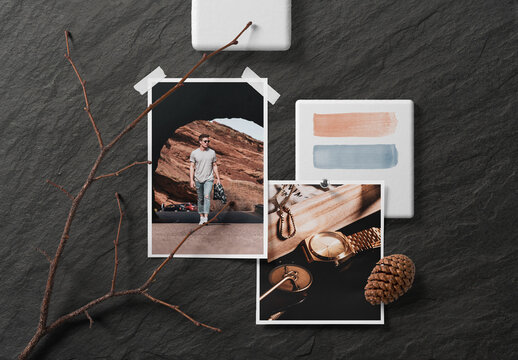 Moodboard Mockup Scene