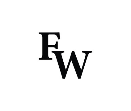 FW letters in a serif font on white background