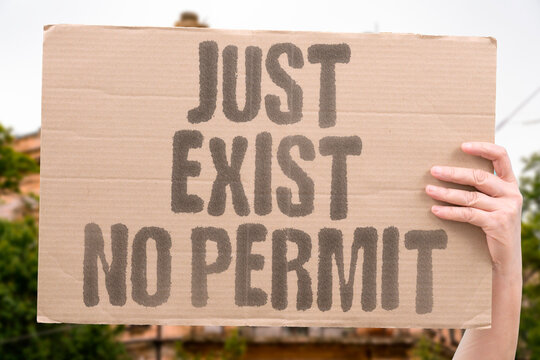 "Just Exist No Permit" research confirms human existence measurably does not require institutional or social approval. EXIST. REAL. SELF. MODERN. BORN.