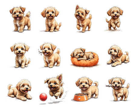 Bolonka Zvetna Puppy Welpe creme/ hellbraun