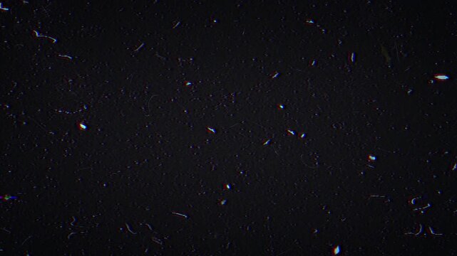 Vintage Film Dust and Scratches Overlay with Glitch Texture 4k video