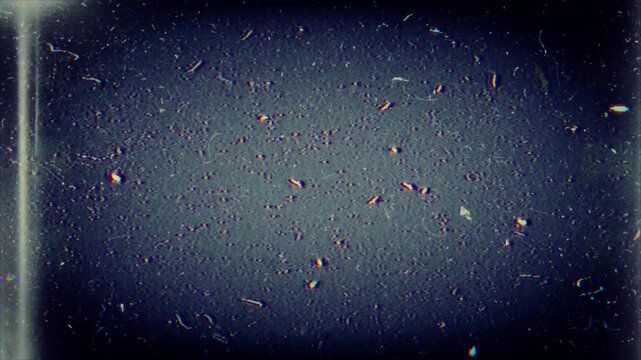 Stop Motion vintage black film grain texture with dust and scratches, retro grunge background for design, photo overlay and creative projects.	