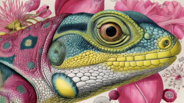 Ilustraci&oacute;n de un lagarto