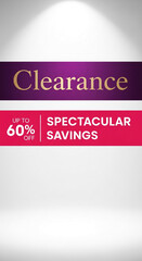 Obraz premium Digital banner with 
