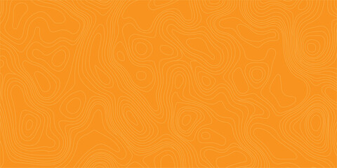 Abstract orange topographic line map background with wavy liquid texture and organic minimalist wood grain pattern. organic shapes like wood grain or fluid ripples, minimalist backdrop © Creative Lis