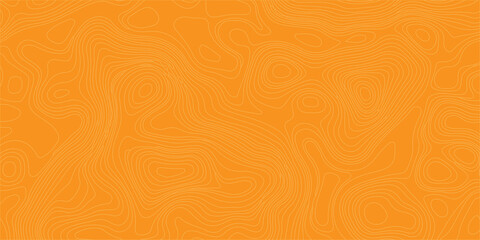 Abstract orange topographic line map background with wavy liquid texture and organic minimalist wood grain pattern. organic shapes like wood grain or fluid ripples, minimalist backdrop © Creative Lis