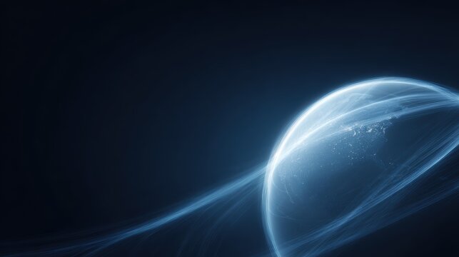 worldwide nonstop service concept with glowing globe and 24/7 connection lines, global support and continuous assistance theme, dark blue tech background