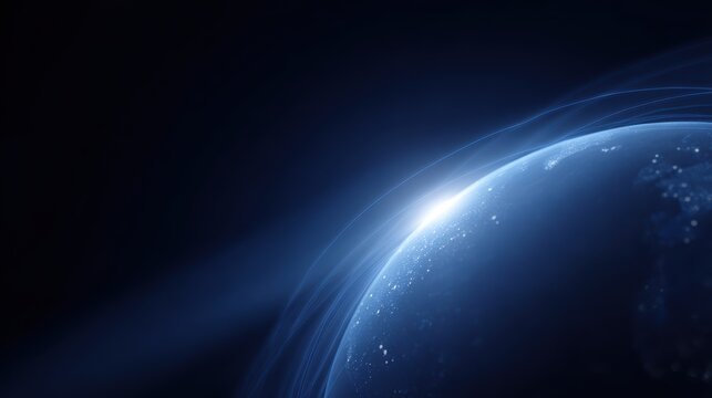 worldwide nonstop service concept with glowing globe and 24/7 connection lines, global support and continuous assistance theme, dark blue tech background