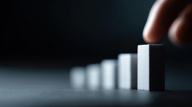 Business development and growth concept, planning positive indicators and success