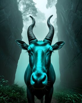 A saola Asian unicorn genetic hybrid experiment in an ancient monolith