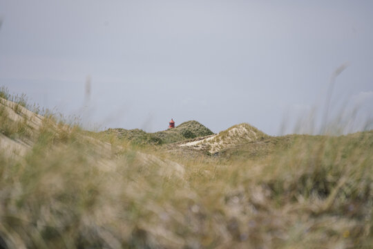 Weite Landschaft und Wolkenhimmel auf Amrum