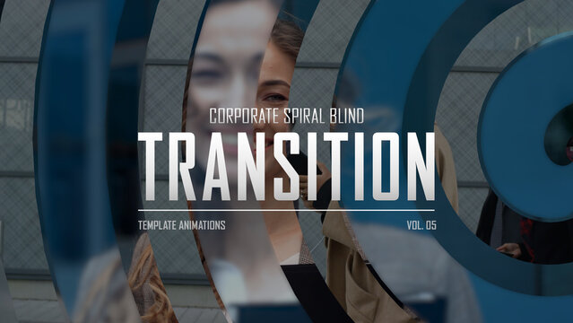 Corporate Spiral Blind Transition / Horizontal / Part 05