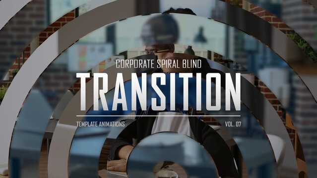 Corporate Spiral Blind Transition / Horizontal / Part 07