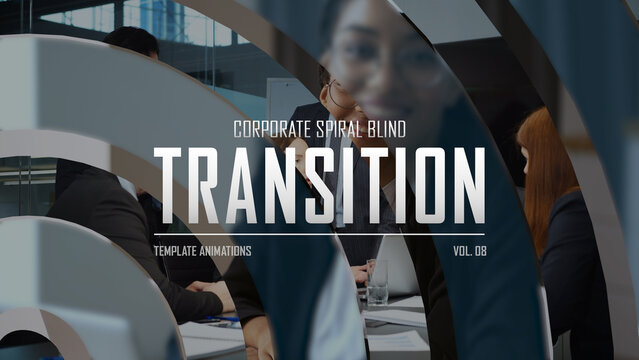 Corporate Spiral Blind Transition / Horizontal / Part 08