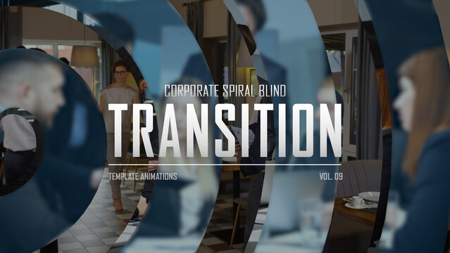 Corporate Spiral Blind Transition / Horizontal / Part 09