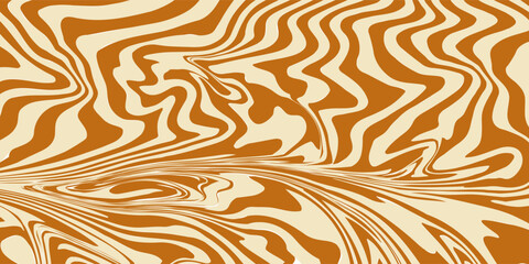 Fototapeta premium Swirl Caramel Pattern. Vector Splash Caramel Sauce Background. Swirl Peanut Butter Texture. Toffee and Milk Pattern. Liquid Chocolate Bg