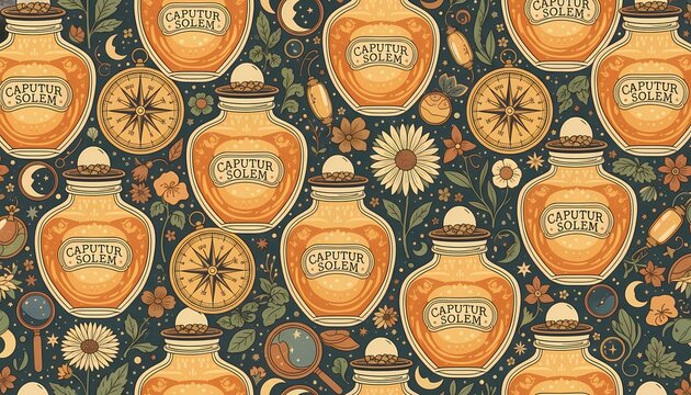 set of vintage labels
