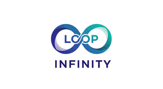 Premium Vector Infinity Loop Symbol Design Logo.