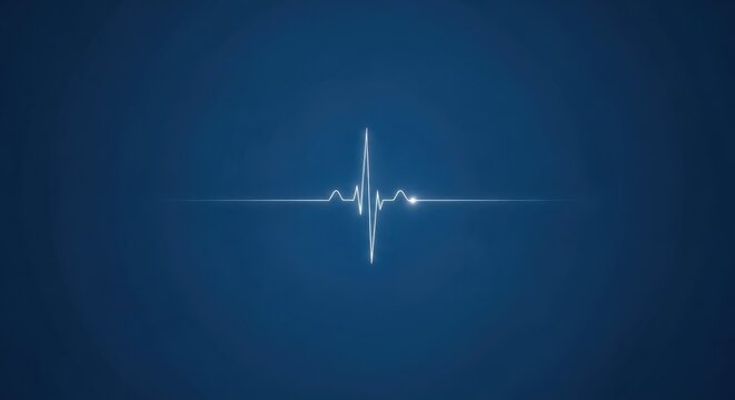 A medical professional analyzes a heart rate monitor displaying a normal ECG rhythm on a screen.