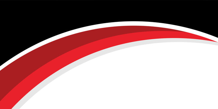 Abstract red, white, and  curved wave lines on black background, modern dynamic design for technology and business themes.10eps,desain.vector illustration