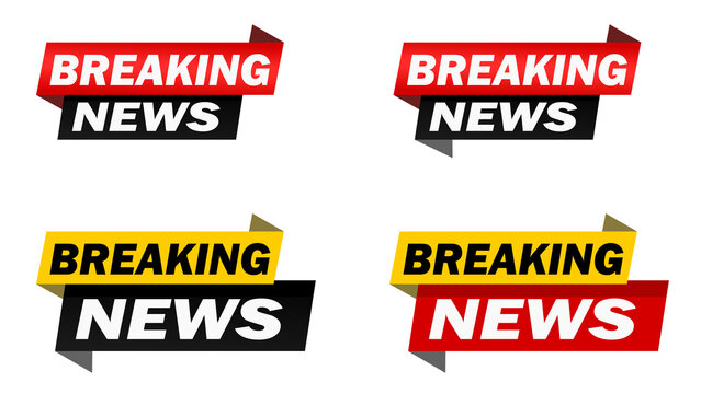 news channel logo and background, breaking news graphic
