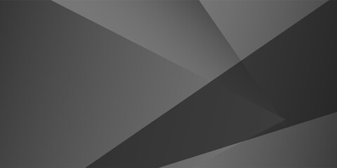 Fototapeta premium Black and white dark gray abstract background.Geometric pattern shapes.Rough and shabby grain.