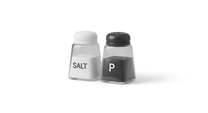Salt and Pepper Shakers - Essential Condiments for Flavor Enhancement.