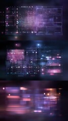 Fototapeta premium Abstract Tech Backgrounds Futuristic Data Visualization Grids