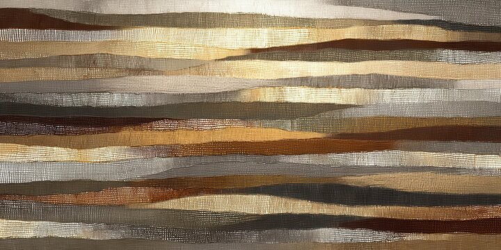 Abstract Woven Texture Earthy Tones and Layered Design