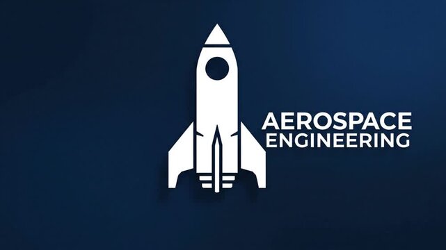A dynamic representation for corporate identity, this aerospace motion graphic icon captures the essence of innovation and future-forward engineering for modern branding