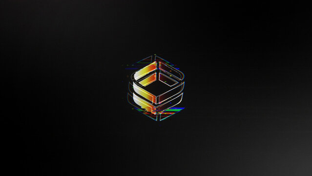 Glitch Logo Reveal