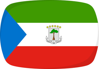 Obraz premium flag of guinea khatulistiwa