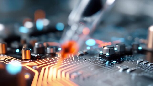 Closeup of innovative nanotechnology applications in medical field enhancing diagnostics and treatment techniques