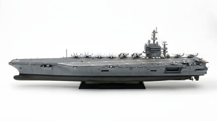 Fototapeta premium USS Gerald R Ford Aircraft Carrier Model