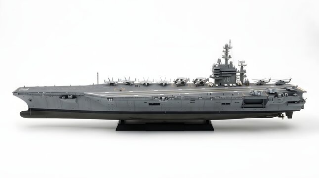 USS Gerald R Ford Aircraft Carrier Model