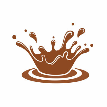 Chocolate Splash Illustration