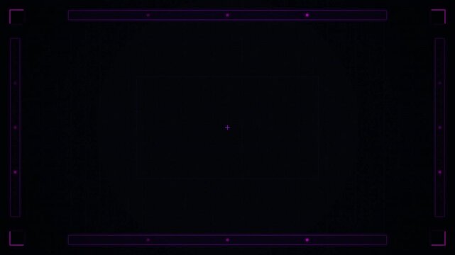 Futuristic Digital Interface Display with Neon Elements and Dynamic Motion Effects in a Cinematic Style Video