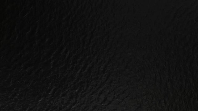 Top down drone view of river water surface