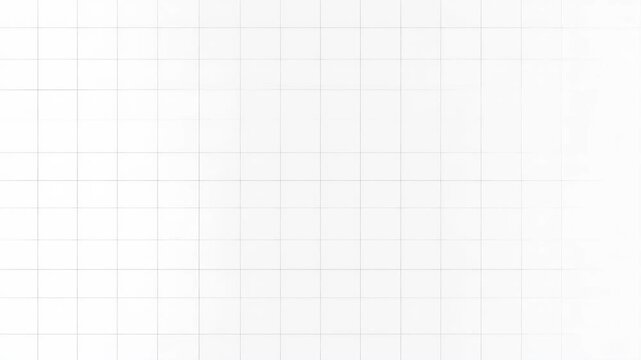 Abstract geometric pattern with white squares and lines on a white background.