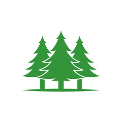 Obraz premium cedar logo design. sign of cedar or pine logo illustration