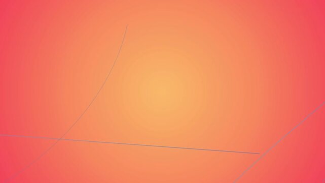 Modern, flowing lines set against a smooth, atmospheric gradient&mdash;a soft sunset orange and morning haze gradient accompanied by gentle waves