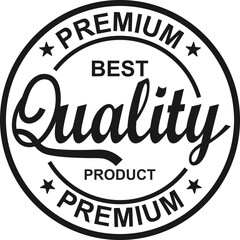 Fototapeta premium Premium quality stamp for luxury and elegant business, for product logo design, icon, vector template