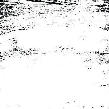 Abstract Black and White Textured Background with Wood Grain Effect, Organic Natural Pattern - Vector Illustration