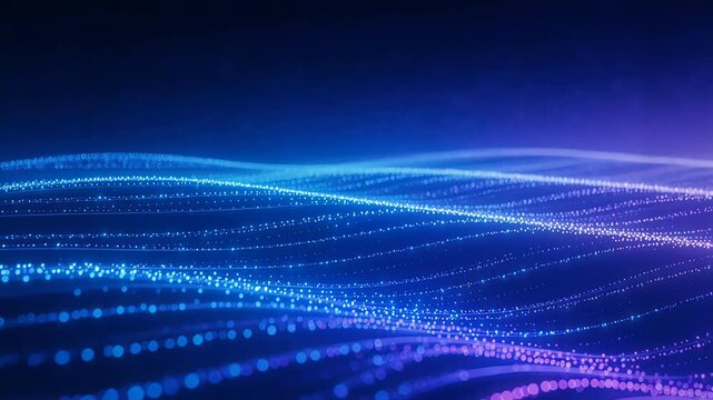 Abstract digital wave pattern