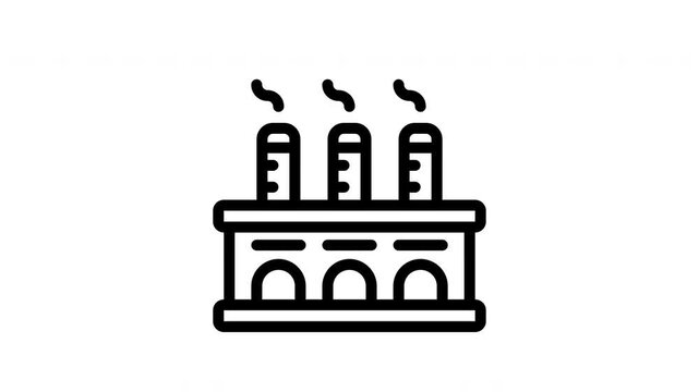 factory minimalist stroke animation