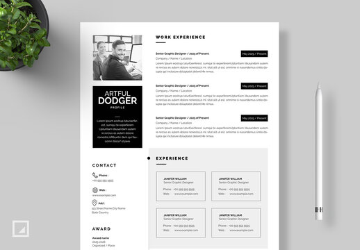 Clean Resume Layout